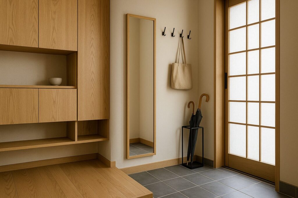 玄関3畳のおしゃれな間取り実例