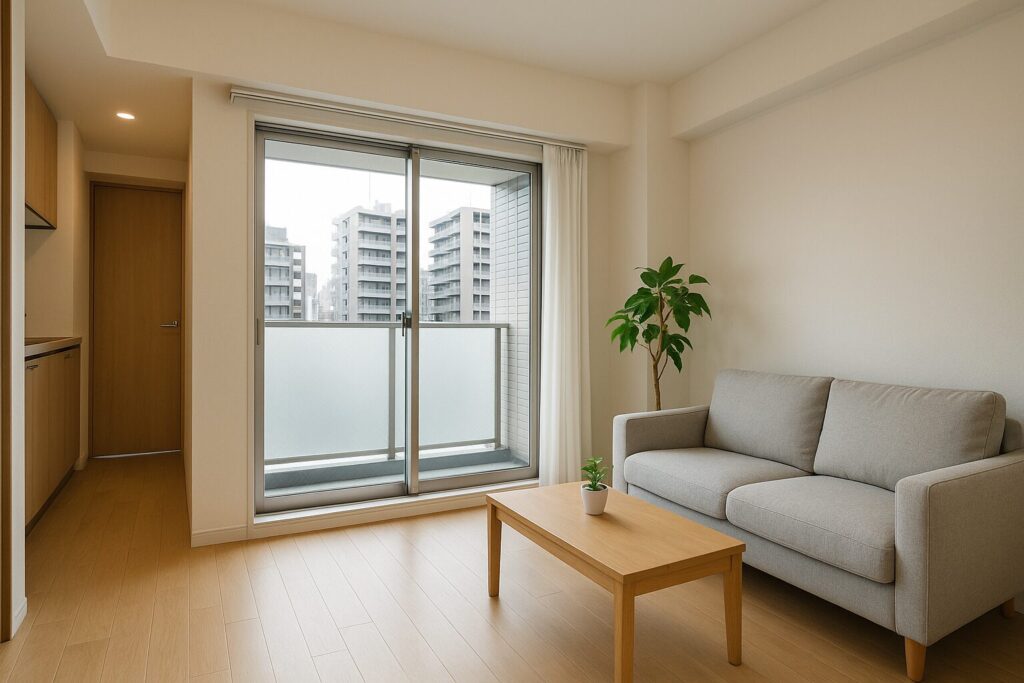 中古マンション購入を検討する独身男性のイメージ
