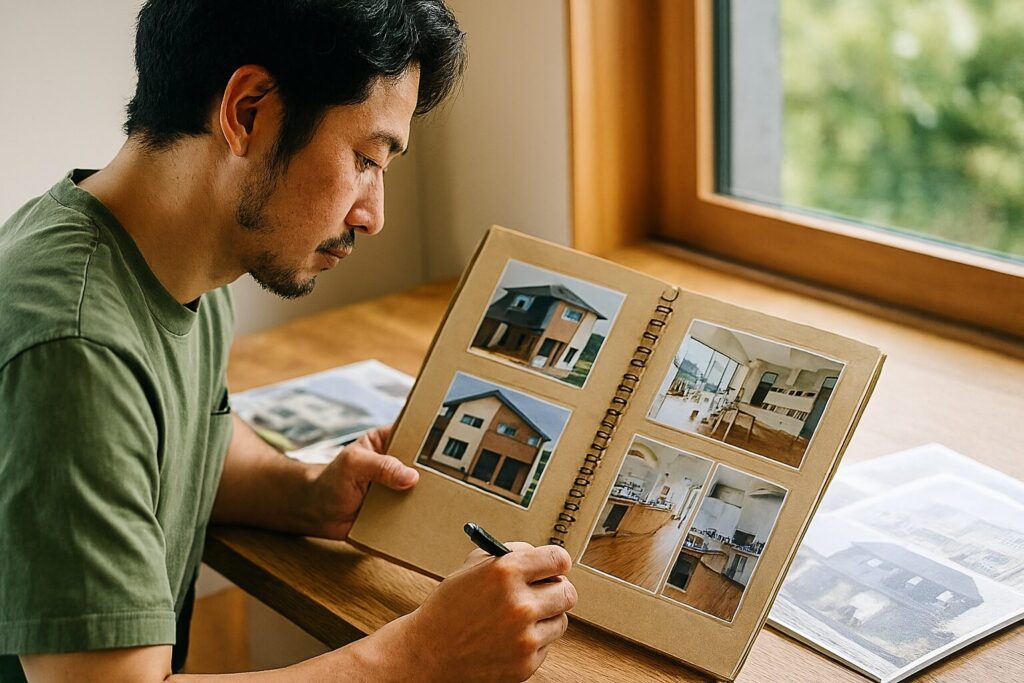 家づくりスクラップブックに記録すべき間取りや内装の具体的な内容例