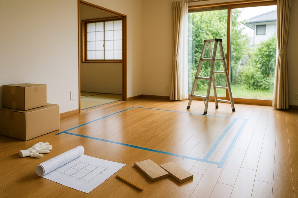 注文住宅 やり直したいの改修検討中のLDK