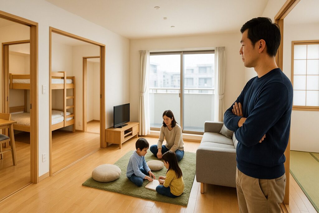 60平米から70平米の3LDKマンションの実例レイアウト