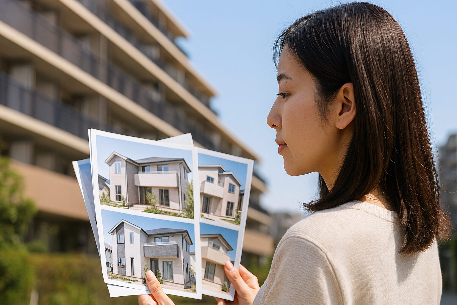 住宅雑誌ランキングを選ぶ女性