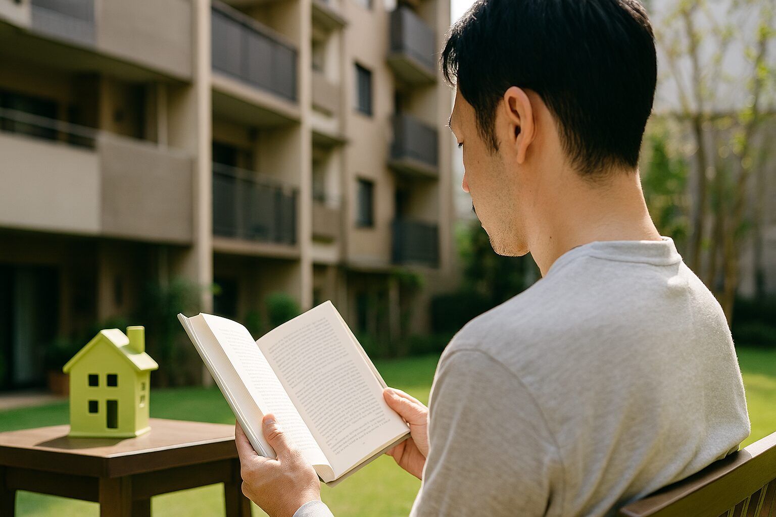 住宅ローンを考える日本人男性
