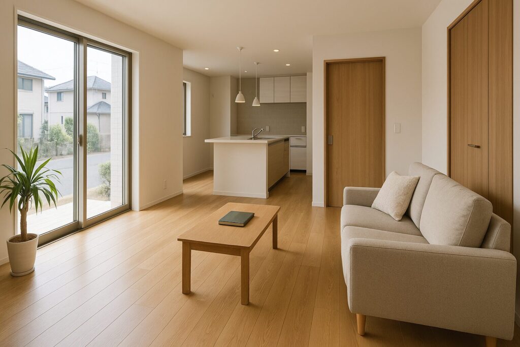 web内覧会向け無人の明るいLDK