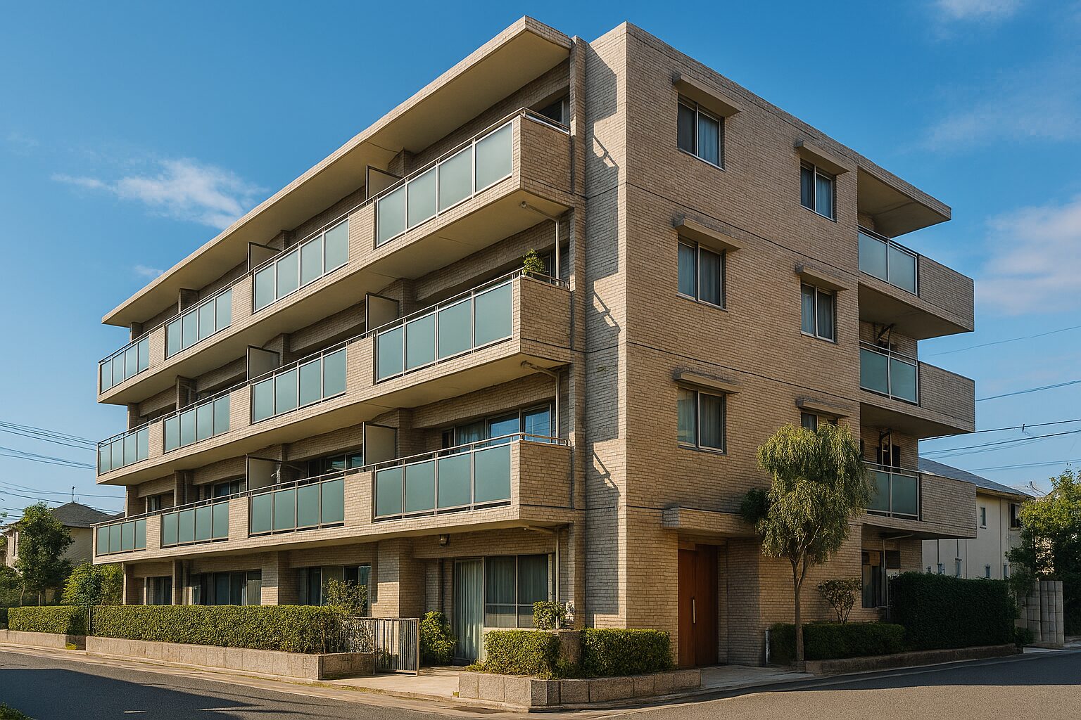 65平米で暮らす4人家族向けマンション外観