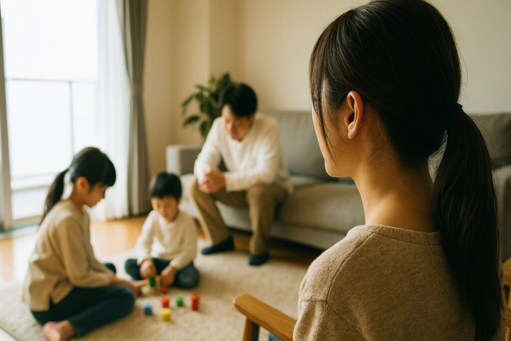 65平米で4人家族が心地よく暮らすリビング空間