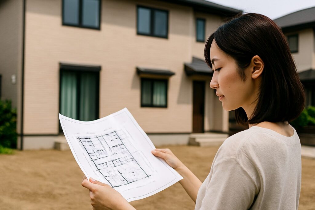 注文住宅の総費用と内訳を解説するイメージ図
