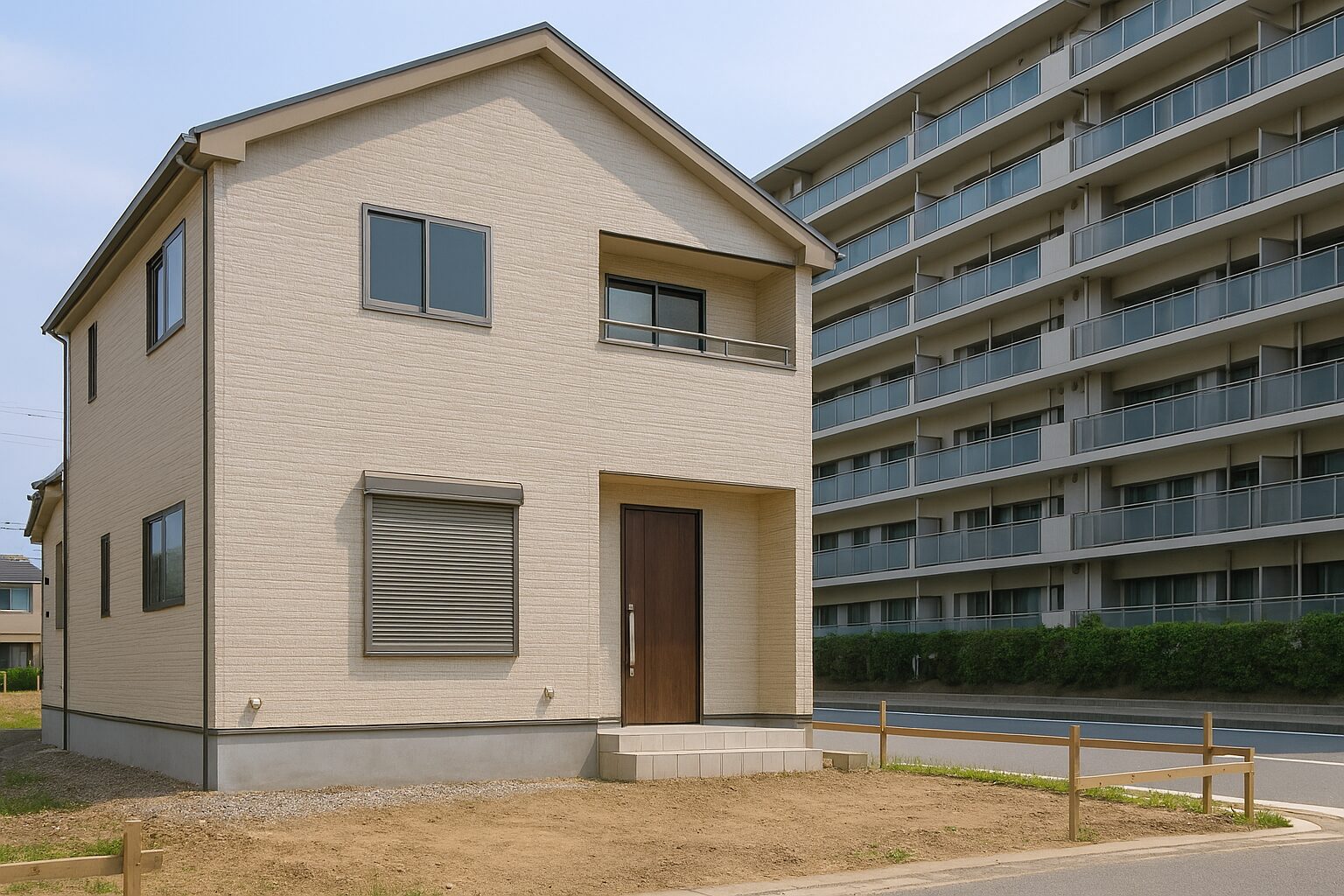 cic aマーク住宅ローン通った新築外観