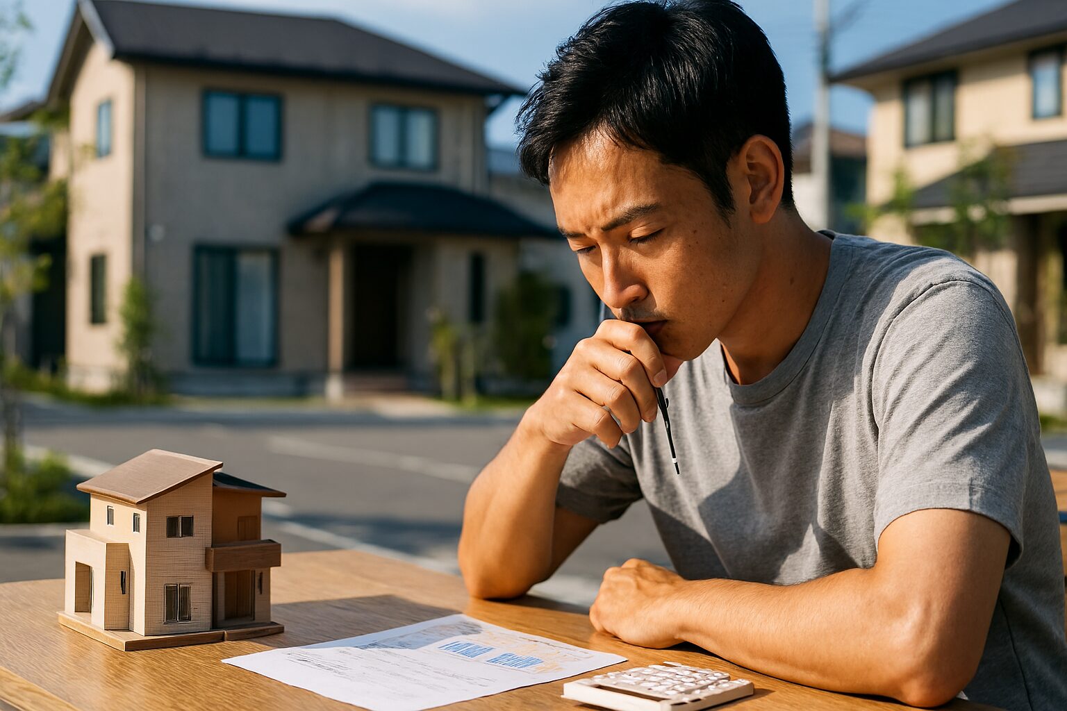 住宅ローン6000万を考える男性