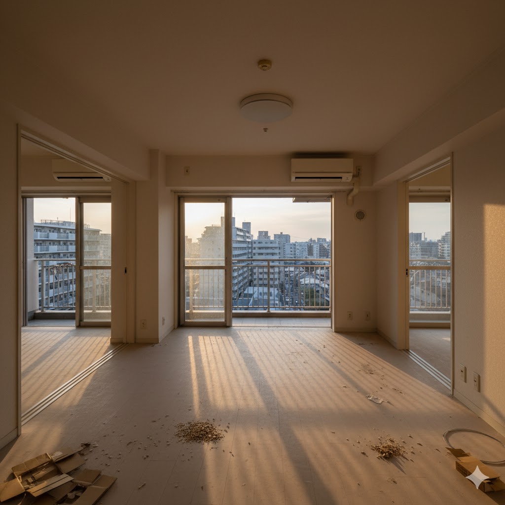 マンション売却の寂しさと向き合う男性