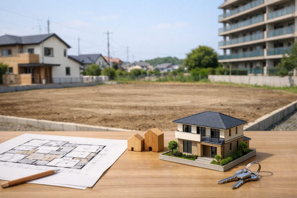 タウンライフ間取りの検討風景