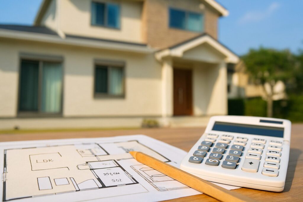 間取り図作成サイトで作成した住宅間取りイメージ