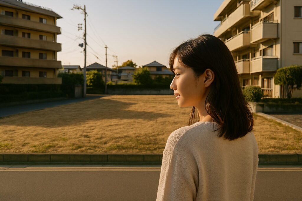 日本人女性が暮らす駐車3台対応の家