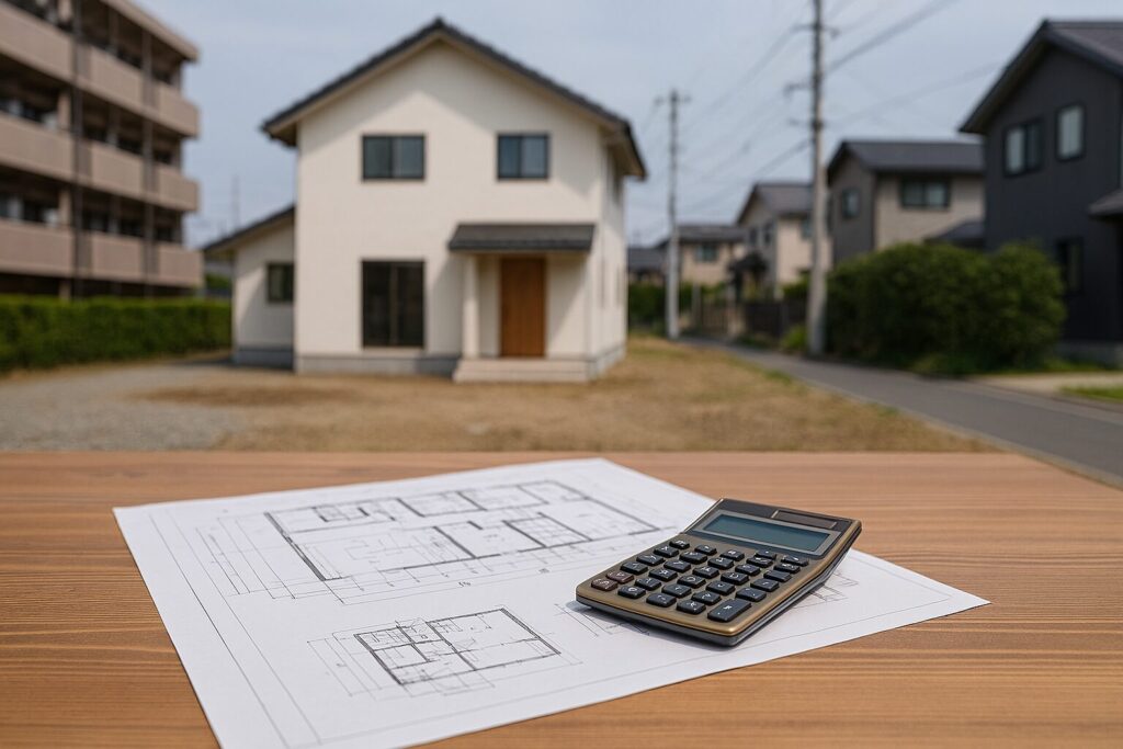注文住宅の見積もり相談風景
