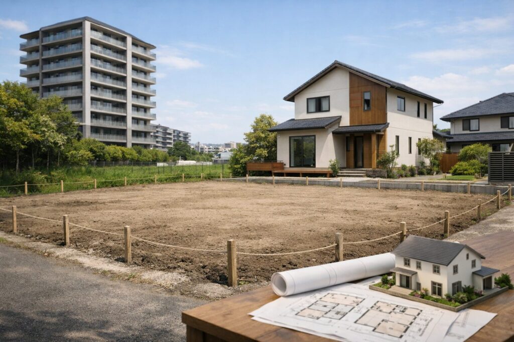 スーモカウンター注文住宅の要点を示す風景