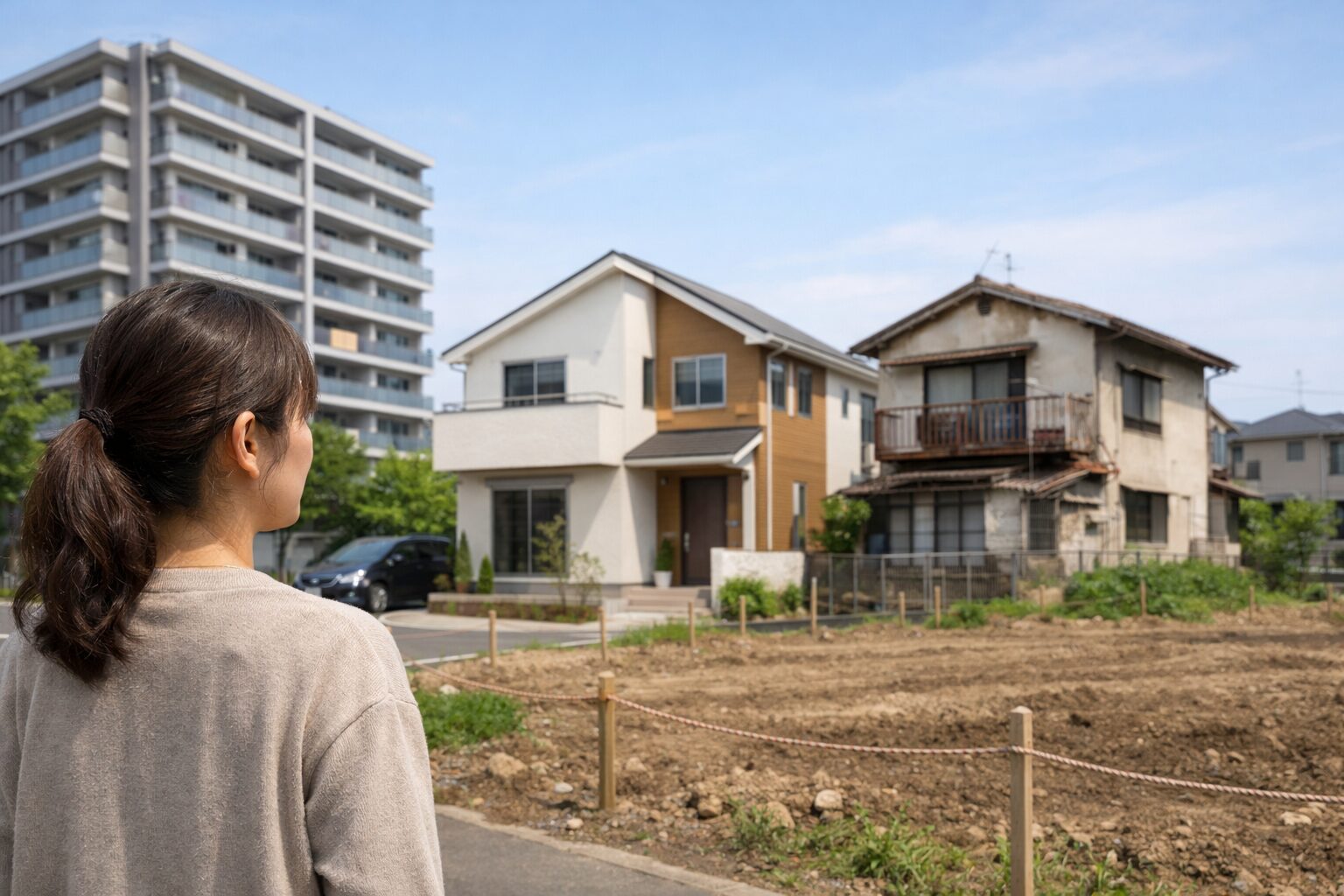 日本人女性が建売住宅を検討