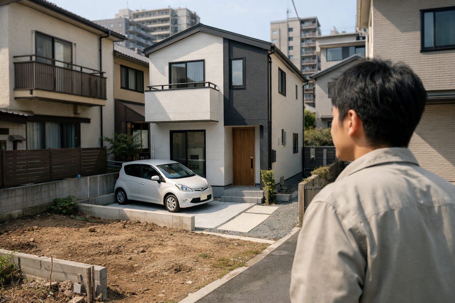 30坪家で日本人男性が暮らす狭めの空間