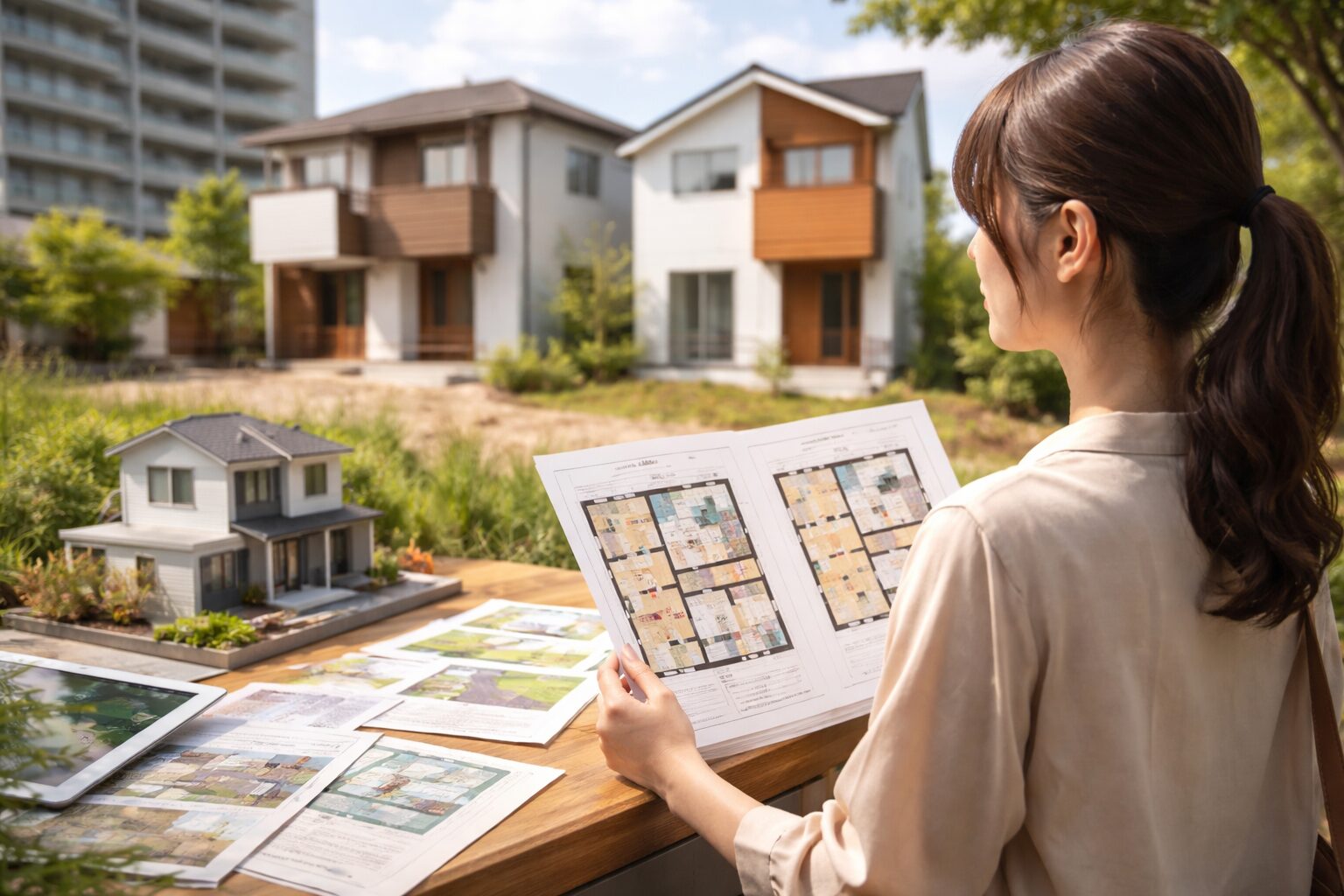 日本人女性が確認する10坪間取り