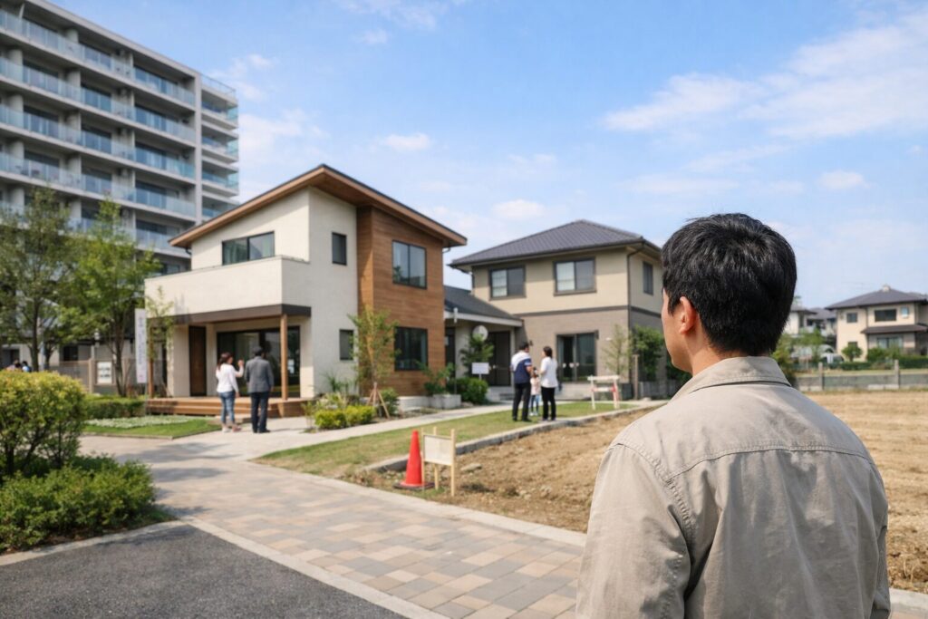 日本人男性が展示場の設備を点検する際の注意点