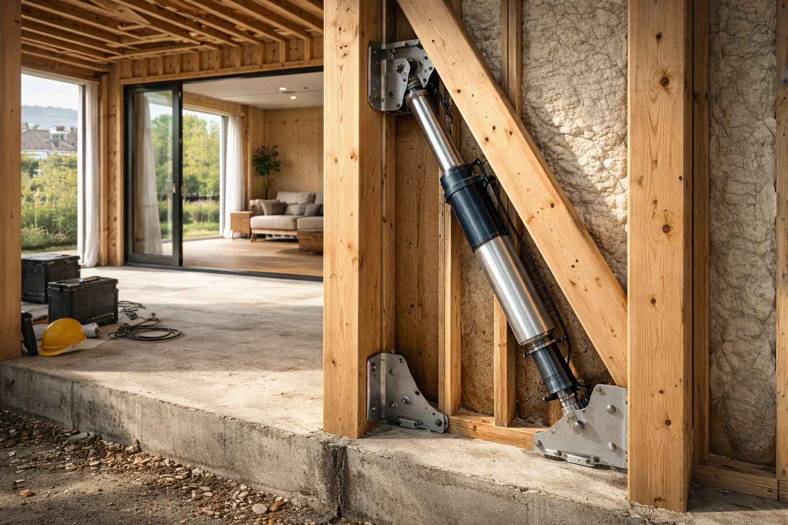 制震ダンパー構造の要点を示す