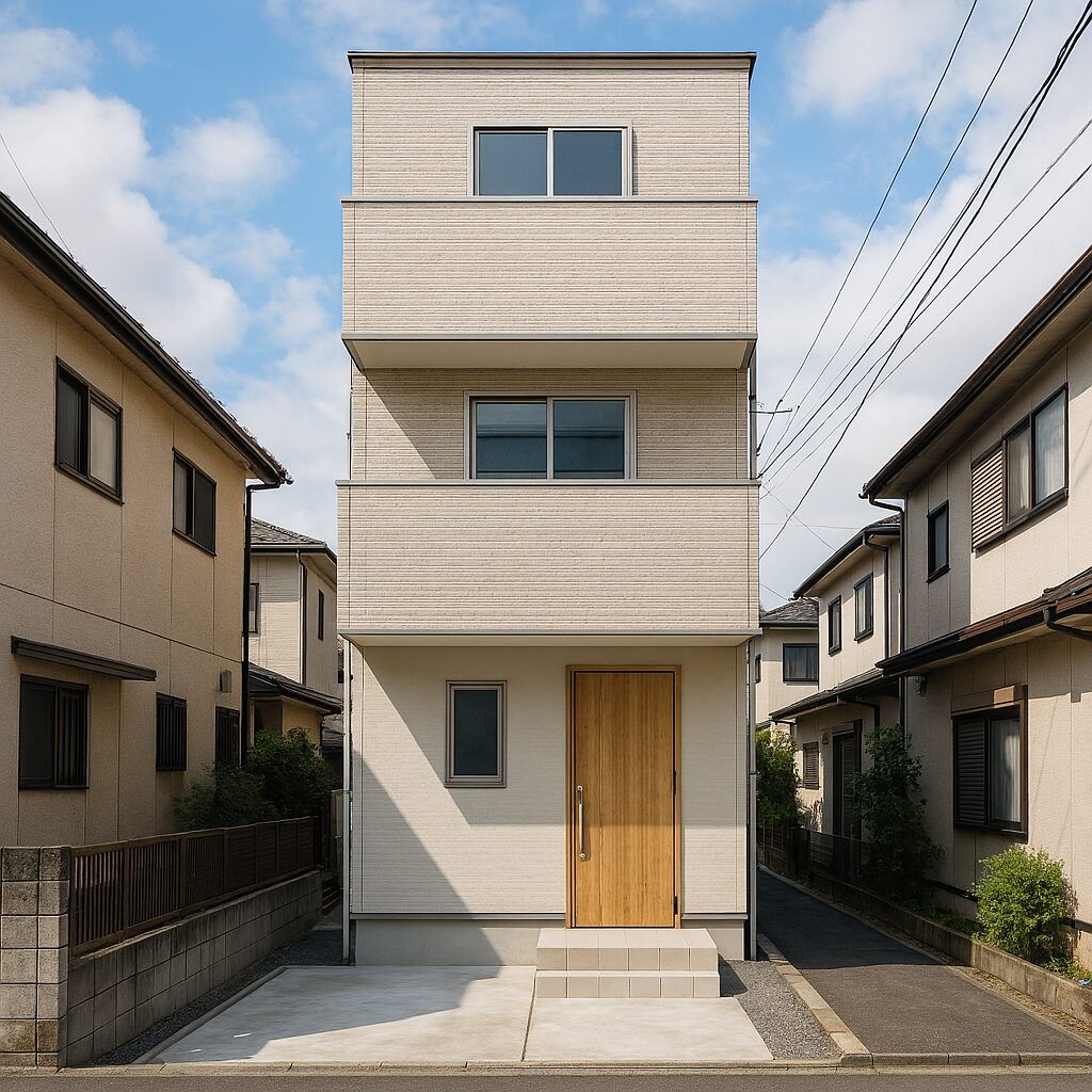 3階建て狭小住宅の外観と価格要点